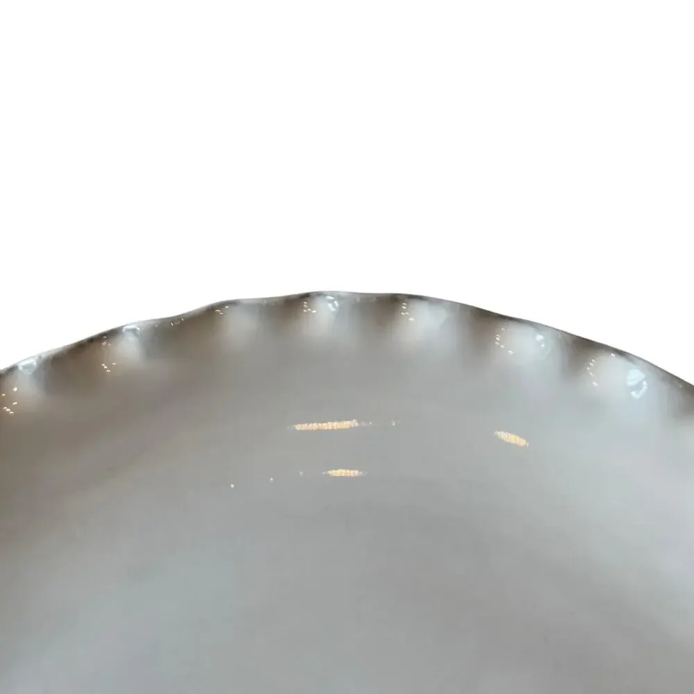 Nosse with Fortessa Stone Dinner Plates 11in Light Gray Set of 4 Portugal NEW